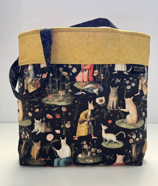 Small tote bag - "Renaissance Cats"